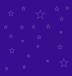 A Light Stars On Blue Background