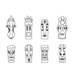 Totem And Maya Civilization Mask From Wood