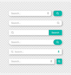 Various Search Bar Templates Internet Browser