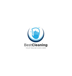 Maidservant Cleaning Logo And Icon