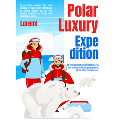 Polar Luxury Expedition Magazine Cover Template