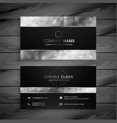 Black And Gray Premium Business Card