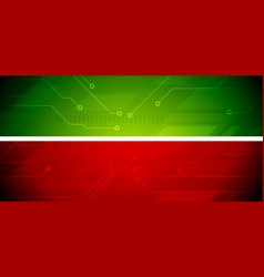 Bright Abstract Tech Banners