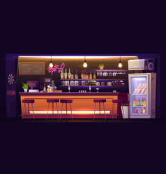 Bar Counter Interior - Cartoon