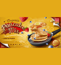 Delicious Fluffy Pancake Ad