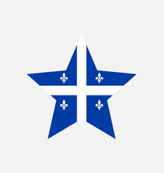 Quebec Canada Star Flag