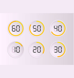 Set Timers Sign Icon