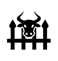 Cowshed Icon Black Design