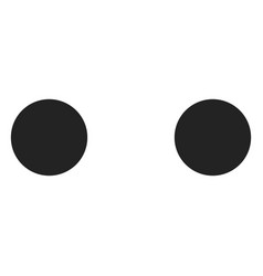 Simple Circle Emoticon Eyes