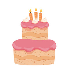 Birthday Cake With Candles Icon