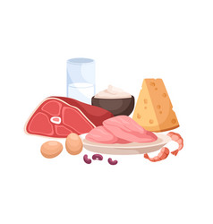 Protein Food Products Meat Dairy Eating Seafood