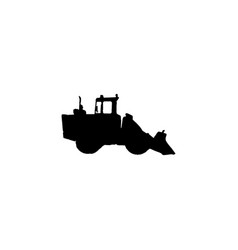 Bulldozer Icon Simple Style Building Company Big