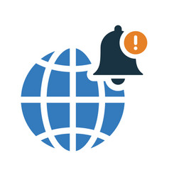 Global Notification Flat Style Icon