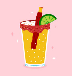 Hand Drawn Michelada