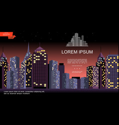 Night City Landscape Template