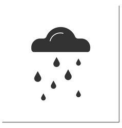 Heavy Rain Glyph Icon