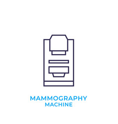 Mammography Machine Icon Linear