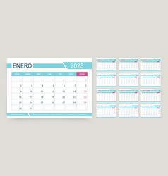 Spanish Calendar 2023 Year Corporate Planner