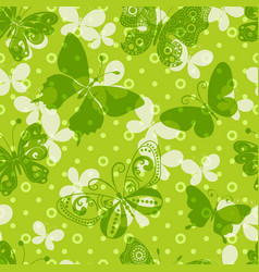 Spring Seamless Green Pattern