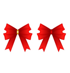 Ribbon tied in a bow Freehand drawing Royalty Free Vector