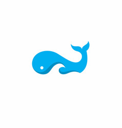 Whale Logo Icon Fish Logo Design