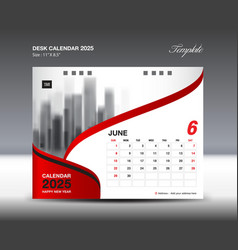 June 2025 - Calendar Template