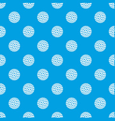 Golf Ball Pattern Seamless Blue