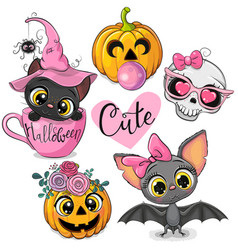 Set Of Cute Halloween