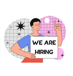 We Hiring Concept