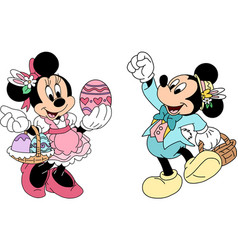 Mickey Mouse Cartoon Easter