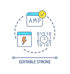 Faster Load Speed Concept Icon