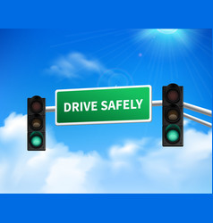 Drive Safely Memorial Sign Sticker Icon