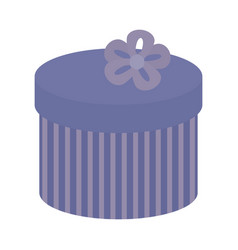 Purple Round Gift Box