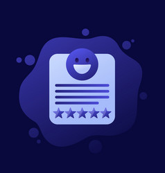 Good Review Icon Design