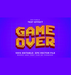 Modern Gradient Word Game Over Editable Text