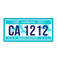 License Plate For Automobile Car Vehicle From