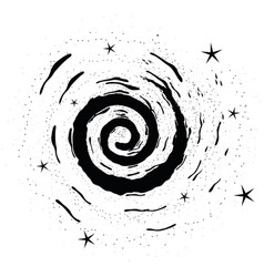 Milky Way Spiral Sketch