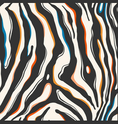 Close Up Of A Zebra Print Wallpaper Design