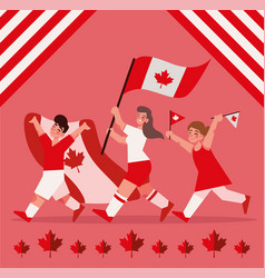 Happy People Canada Day