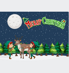 Merry Christmas Poster Template