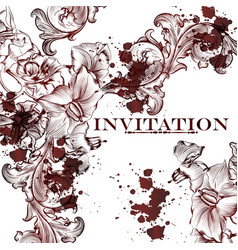 Elegant Floralbackground Or Invitation