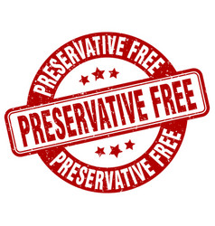 Preservative Free Stamp Label