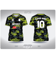 Eps Jersey Sports Shirt Black Grey Camouflage