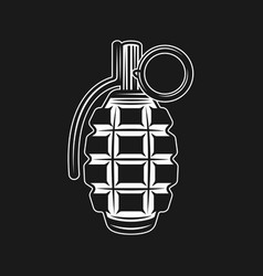 Hand grenade Royalty Free Vector Image - VectorStock