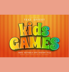 Kids Game Text Effect Editable