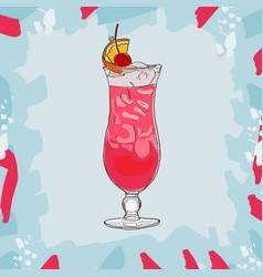 Singapore Sling Cocktail Alcoholic Classic Bar