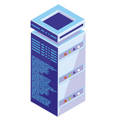 Data Server Tower Isometric