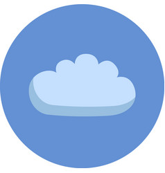 Day Cloud On A White Background