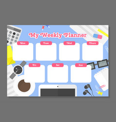 Weekly Planner Template