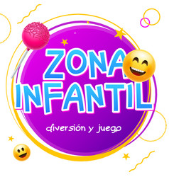 Kids Zone Game Banner Design Background Zona